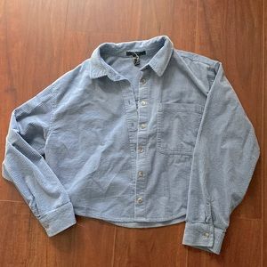 forever 21 blue corduroy jacket